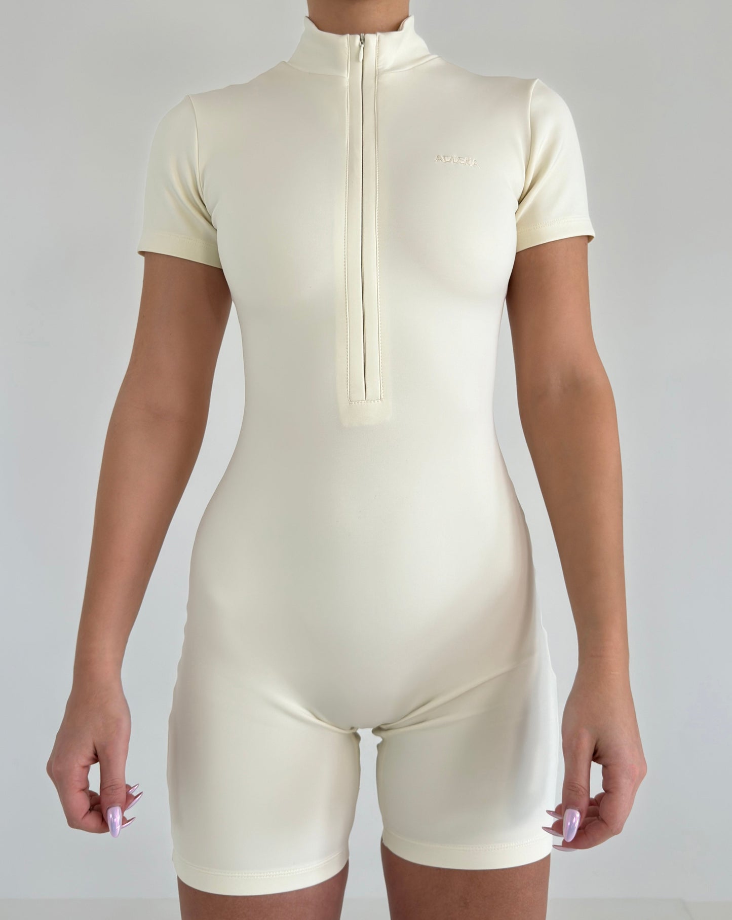 ZIPPERED OVERAL KRÉM